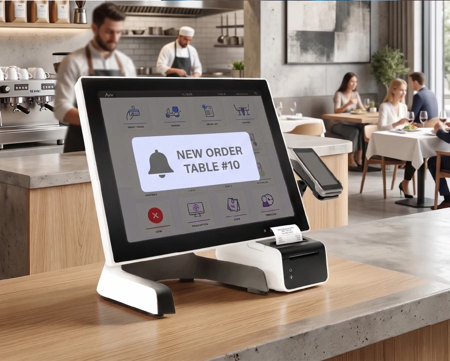 Restaurant digital ordering system connected with POS integration